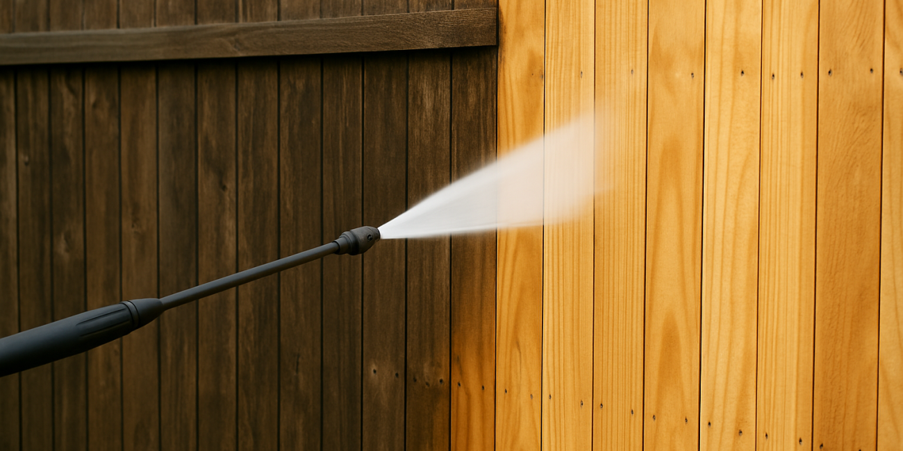 fence pressure washing services